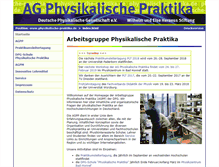 Tablet Screenshot of physikalische-praktika.de
